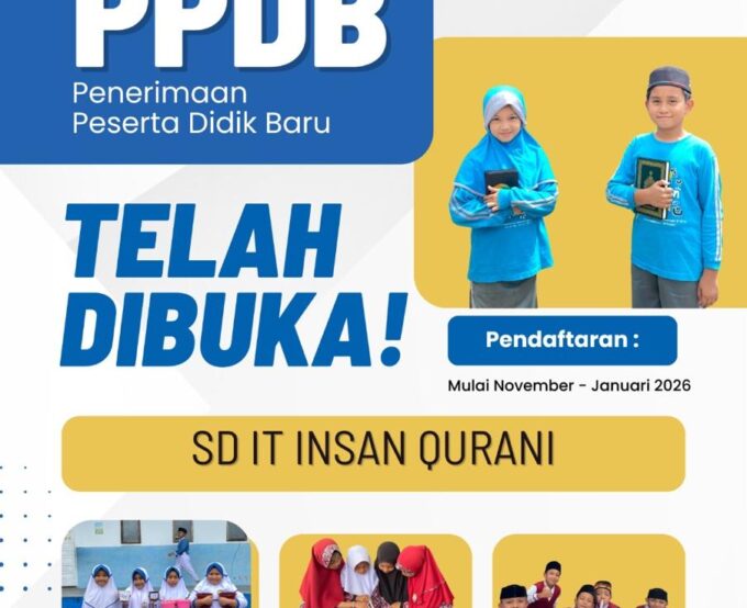 Rincian Biaya Penerimaan Siswa Baru TahunAjaran 2026/2027 SDIT Insan Qur'ani
